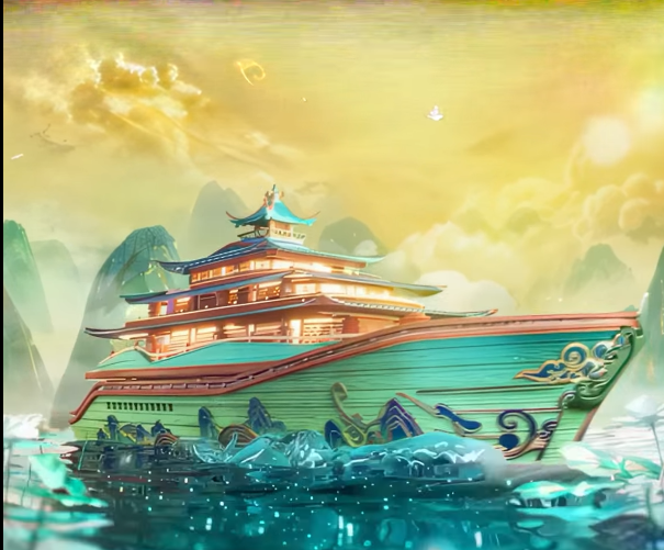 青绿豪华邮轮Luxury Emerald Cruise Ship(Anchor development)