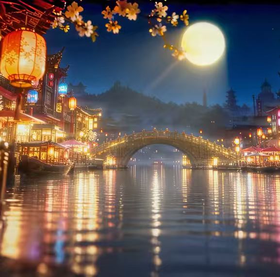 众星捧月All the stars twinkled around the bright moon(Anchor development)