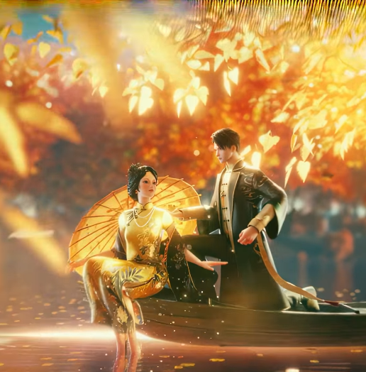 山河秋意浓The mountains and rivers are rich with the feeling of autumn(Anchor development)