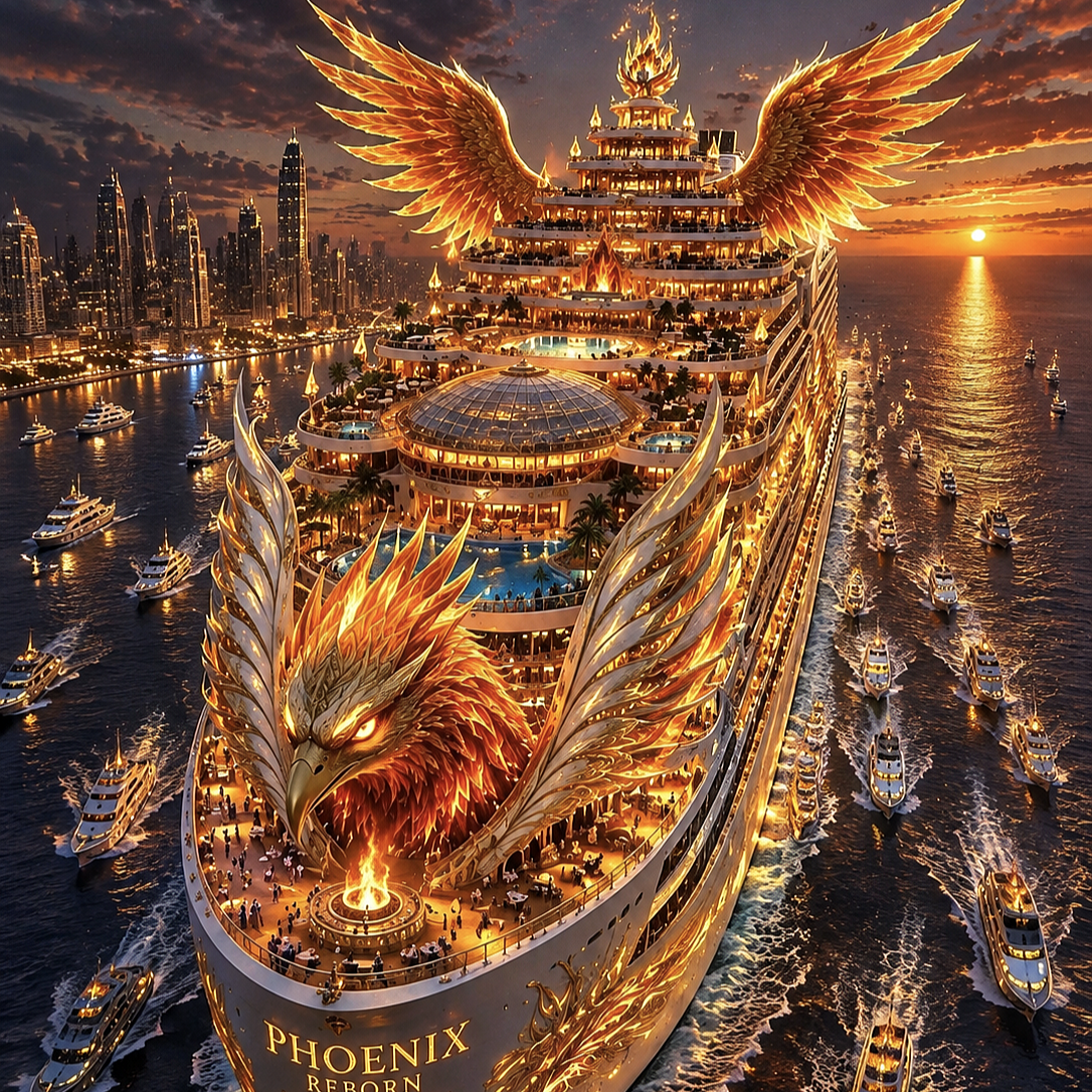 凤凰神舰 涅槃远航The Phoenix Divine Warship was reborn and set sail on a long voyage(Anchor development)