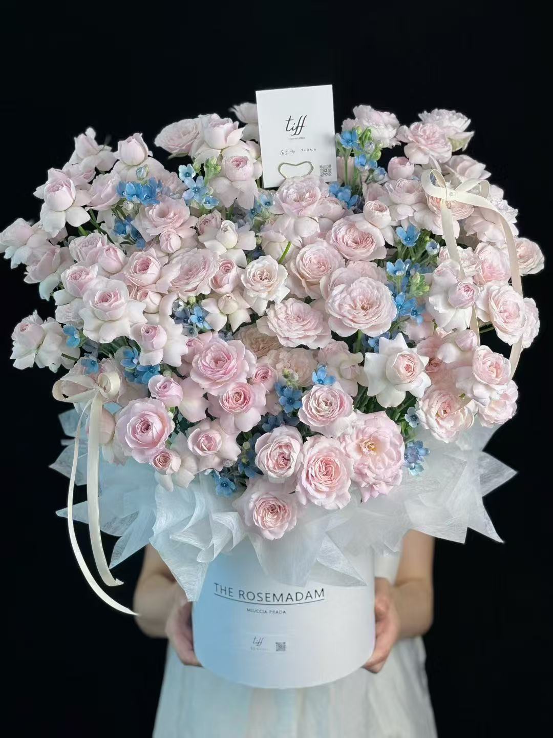 Fairy Kiss Blue Star Flower Hugging Bucket(Anchor development)