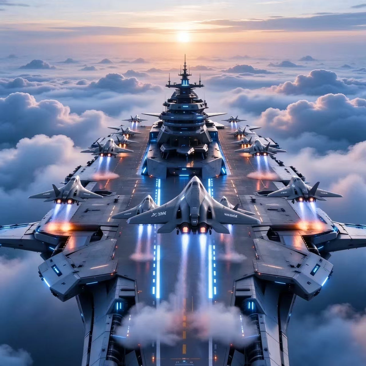 航母出击 Aircraft carrier strikes(Anchor development)