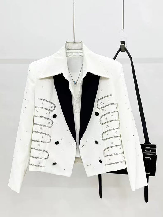 Embroidered Sequin Blazer(Anchor development)