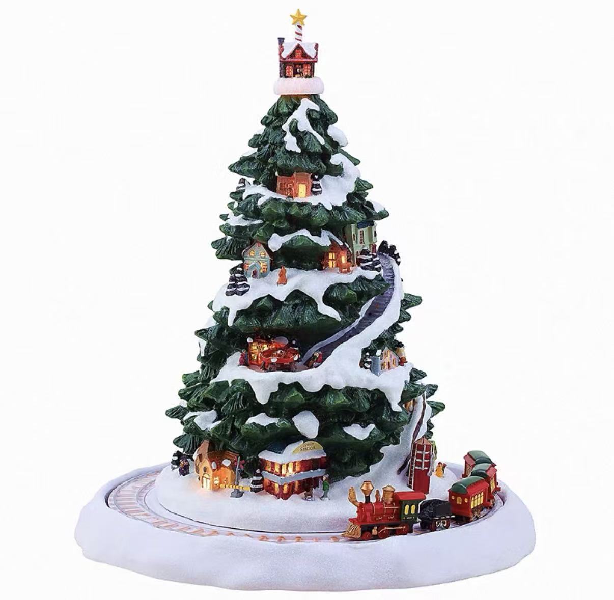 Santa Claus Christmas Tree Train(Anchor development)