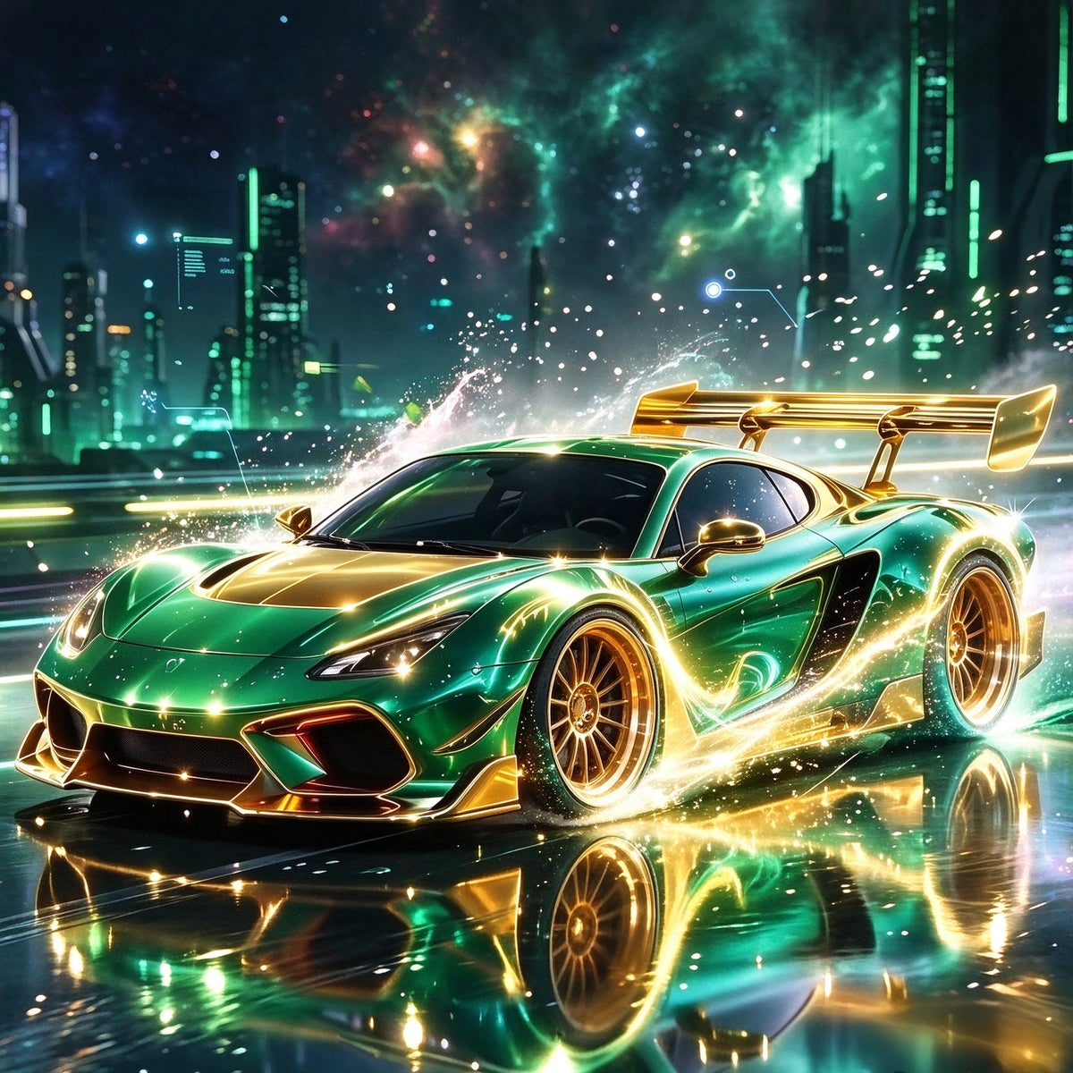 雨夜跑车Rainy Night Sports Car(Anchor development)